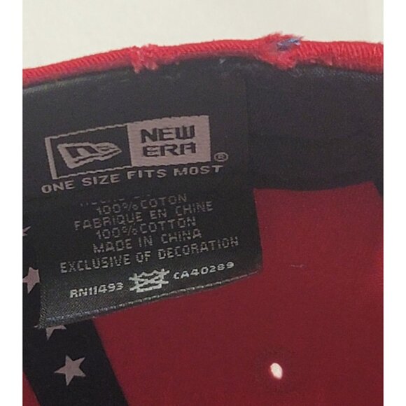 New Era MLB All-Star Game 2018 Red Adjustable Baseball Hat With Embroidered Star - Picture 5 of 8